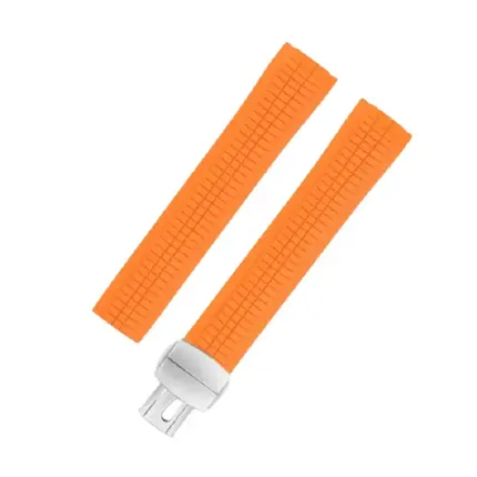Patek Philippe – Aquanaut –  Rubber Strap – Curved – Orange