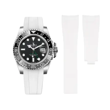 Rolex – GMT-Master –  Rubber Strap – White