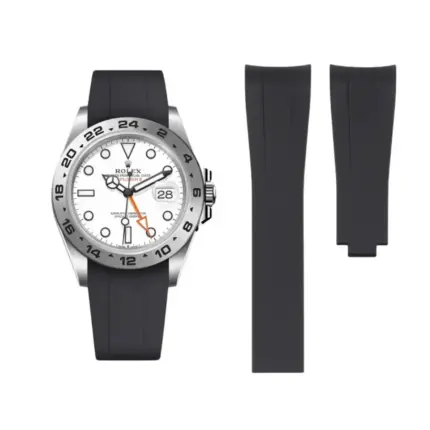Rolex – Explorer II –  Rubber Strap – Black