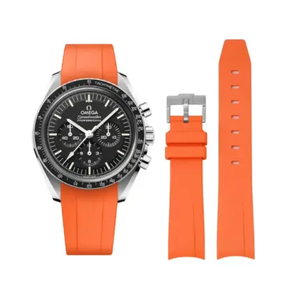 Omega – Speedmaster –  Rubber Strap – Orange