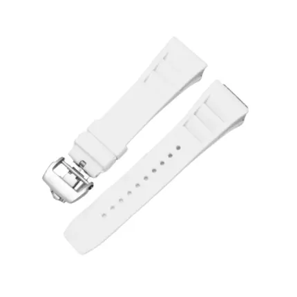 Richard Mille – 011-035-050-052-057-065 –  Rubber Strap – White