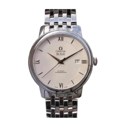Omega De Ville Prestige White Dial 424.10.37.20.02.001 Precision Clone