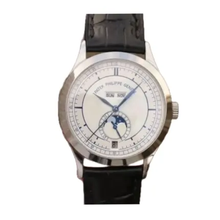 Patek Philippe Complications 5396G-001 “White Gold Silvery Dial” Ultra Clone 1:1