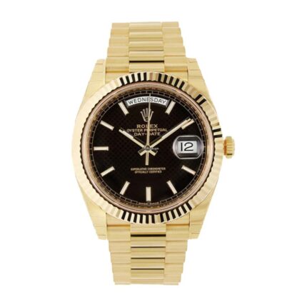 Rolex Day-Date 228235-0002 “Black Dial” Precision Replica Edition